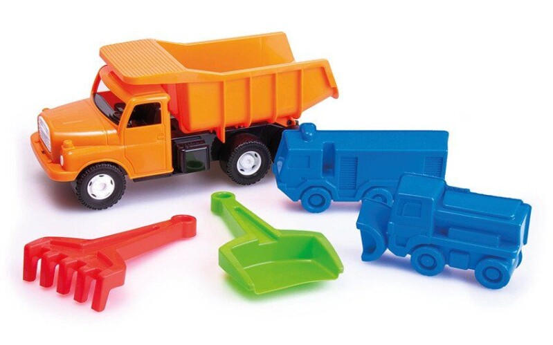 Dino Tatra 148 + formičky ,lopatka, hrabičky